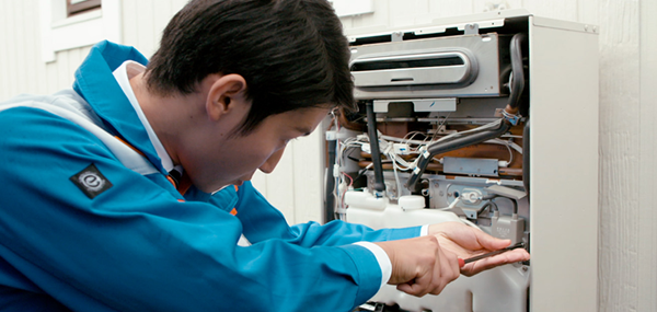 初回訪問日での修理完了率90％以上の高い技術力