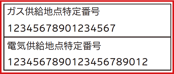 供給地点特定番号