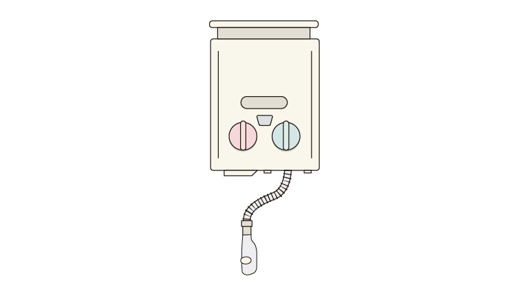 ガス小型湯沸器