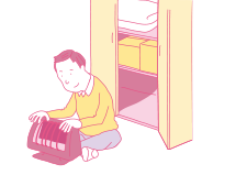 押入れなどに長い間しまわれていた古い暖房器具を使われる前に