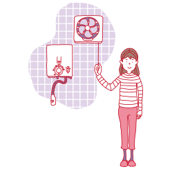 小型湯沸器をお使いのお客さま