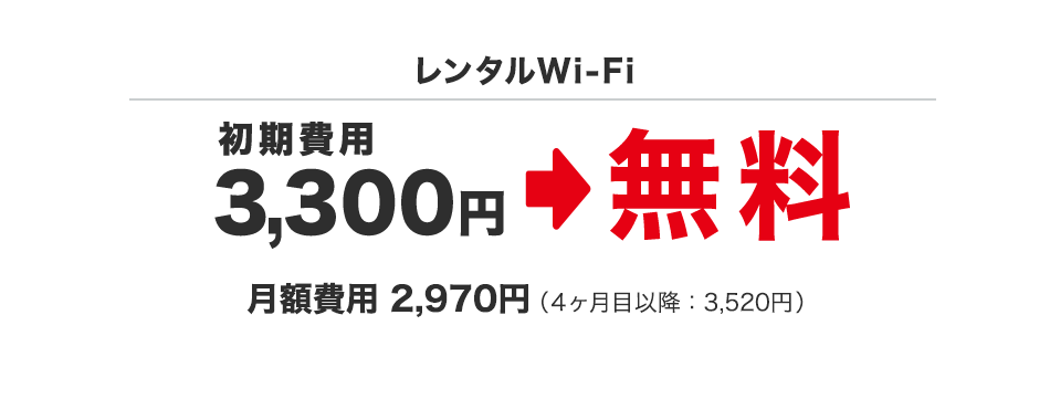^Wi-Fip3,300~@@zp 2,970~i4ڈȍ~F3,520~j