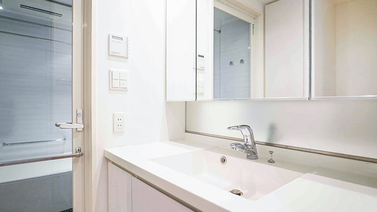 洗面化粧台対応箇所