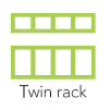 Twin rack