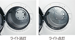 ライト消灯 ライト点灯