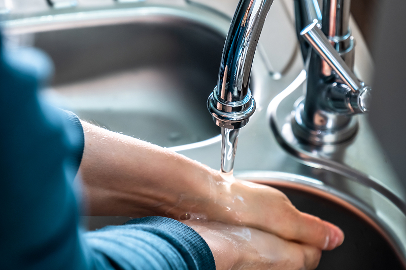 手を洗うイメージ