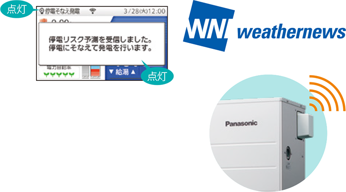 停電そなえ発電