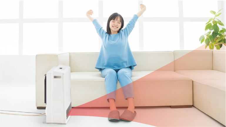 スポット暖房機能