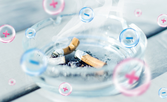 衣類に付いたタバコ臭をスポット消臭