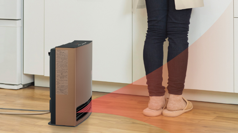 スポット暖房（P1～P5）イメージ