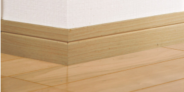 お部屋の壁ぎわも美しい仕上がり