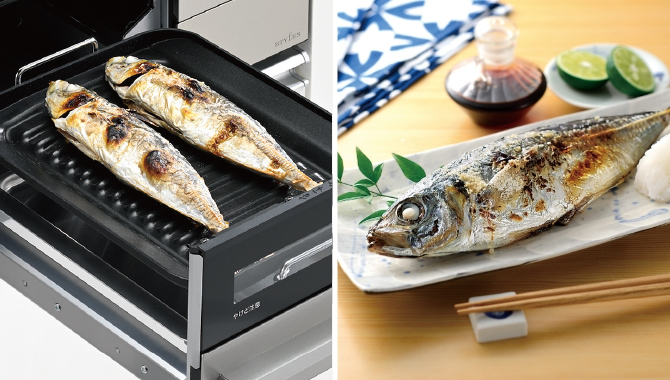 焼き時間と火力を自動調節