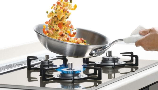 ガス火の高火力