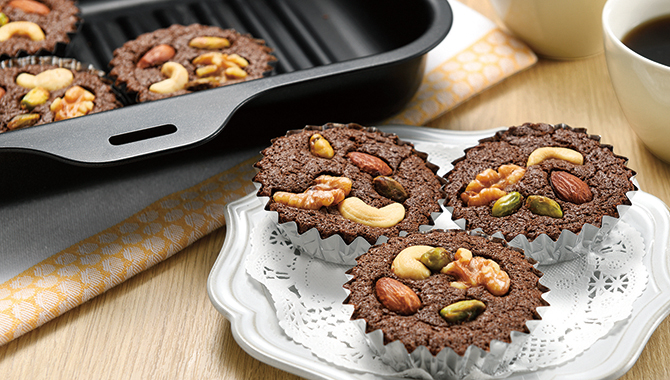 手作りケーキもグリルにおまかせ！