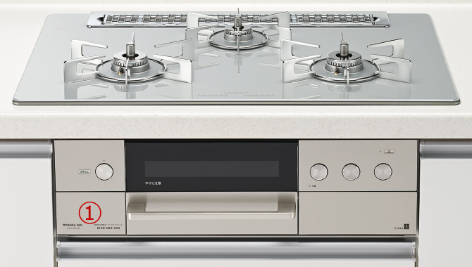 フラットですっきりとしたスタイリッシュな前面パネル