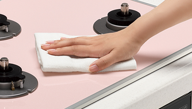 ごとくを外せばフラットで拭き掃除もカンタン