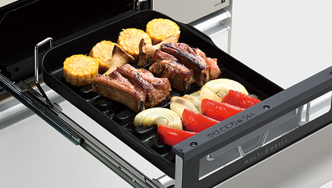 波型プレートプレートパン料理