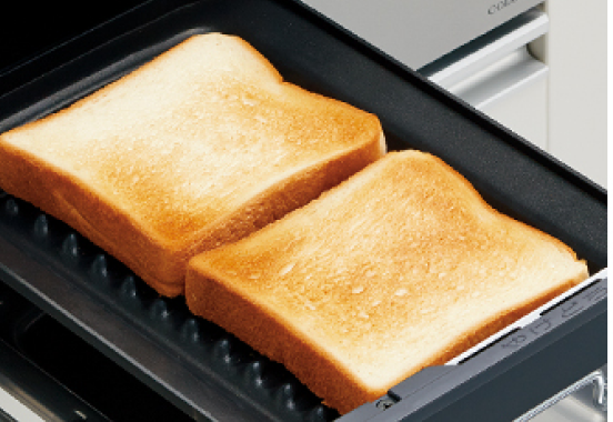 トーストをおいしく香ばしく