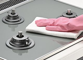 コンロのお手入れ