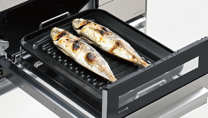 「魚」「トースト」「あたため」はオート調理機能でおまかせ。