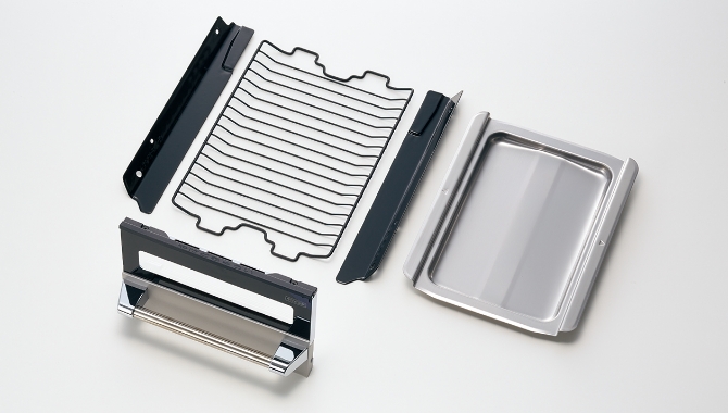 お手入れしやすいグリル