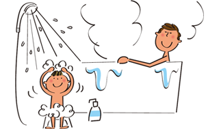 お湯の使用量からコースを選ぶ