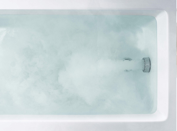 空気の泡だから赤ちゃんにも安心。