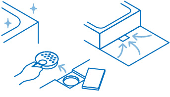 お手入れ性を確認する