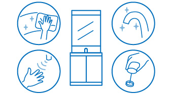 お手入れ性は入念にチェック