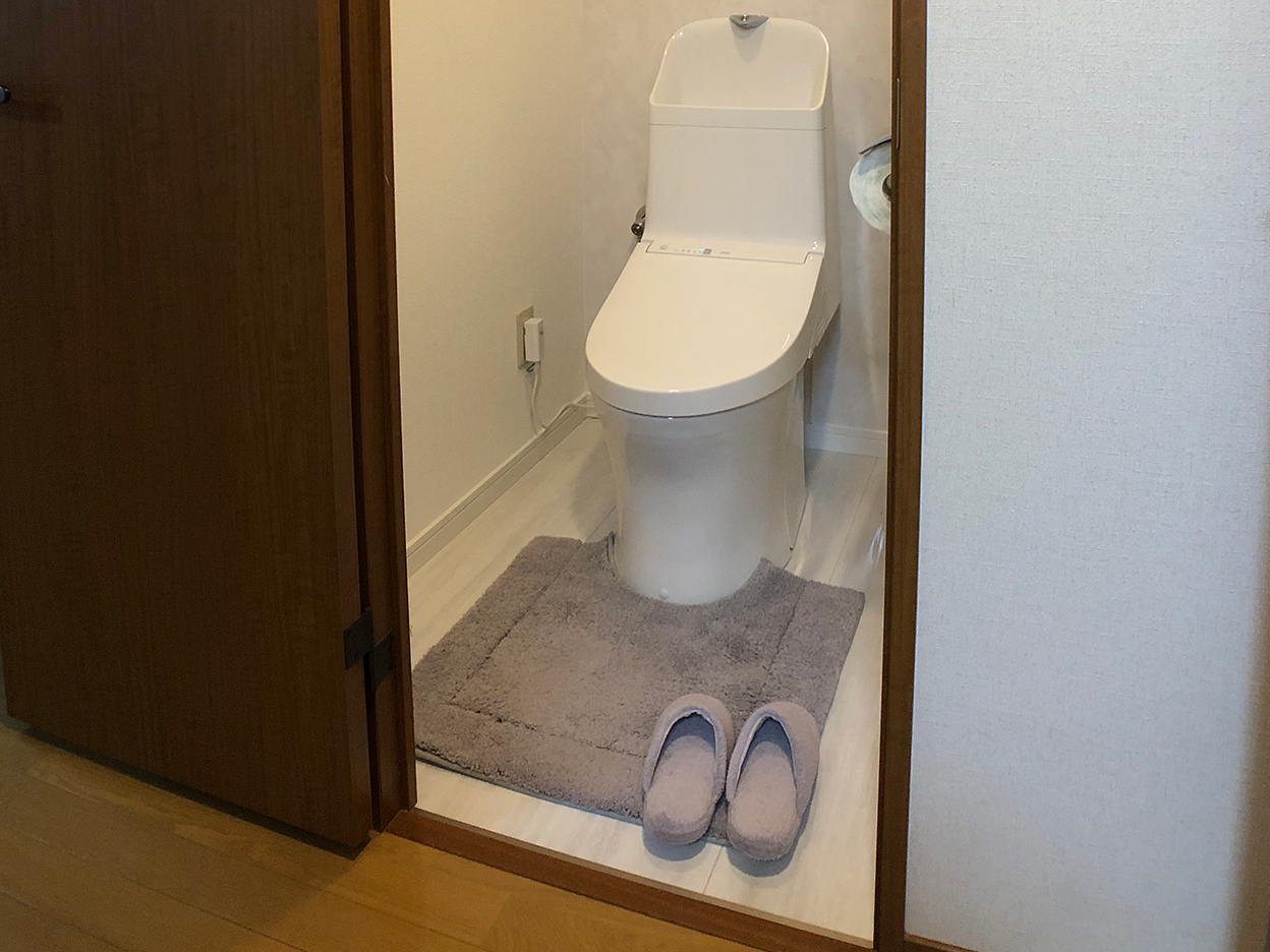 お掃除しやすいトイレ空間
