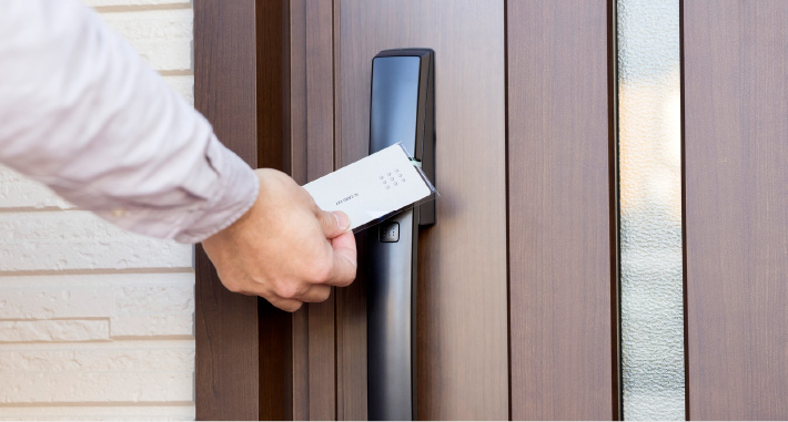 スマートキーでらくらく解錠