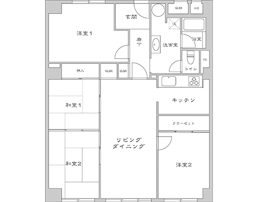 BEFORE間取り図