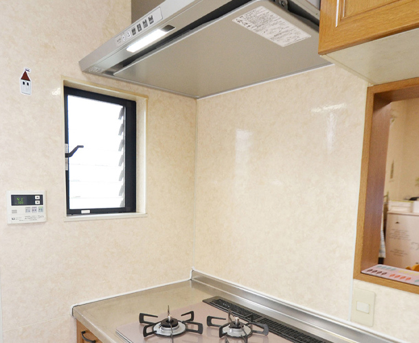 操作もワンタッチのレンジフード