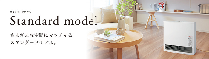 Standard model さまざまな空間にマッチするスタンダードモデル。
