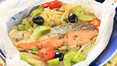 もちもちパスタのアクアパッツァ