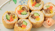 焼き油揚げのキムパ