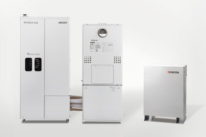 家庭用燃料電池コージェネレーションシステム エネファームおよび蓄電池