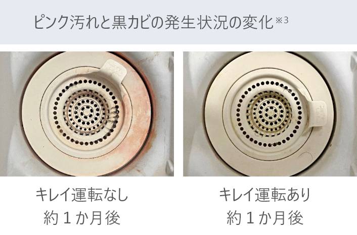 浴室全体の掃除の頻度が減る！